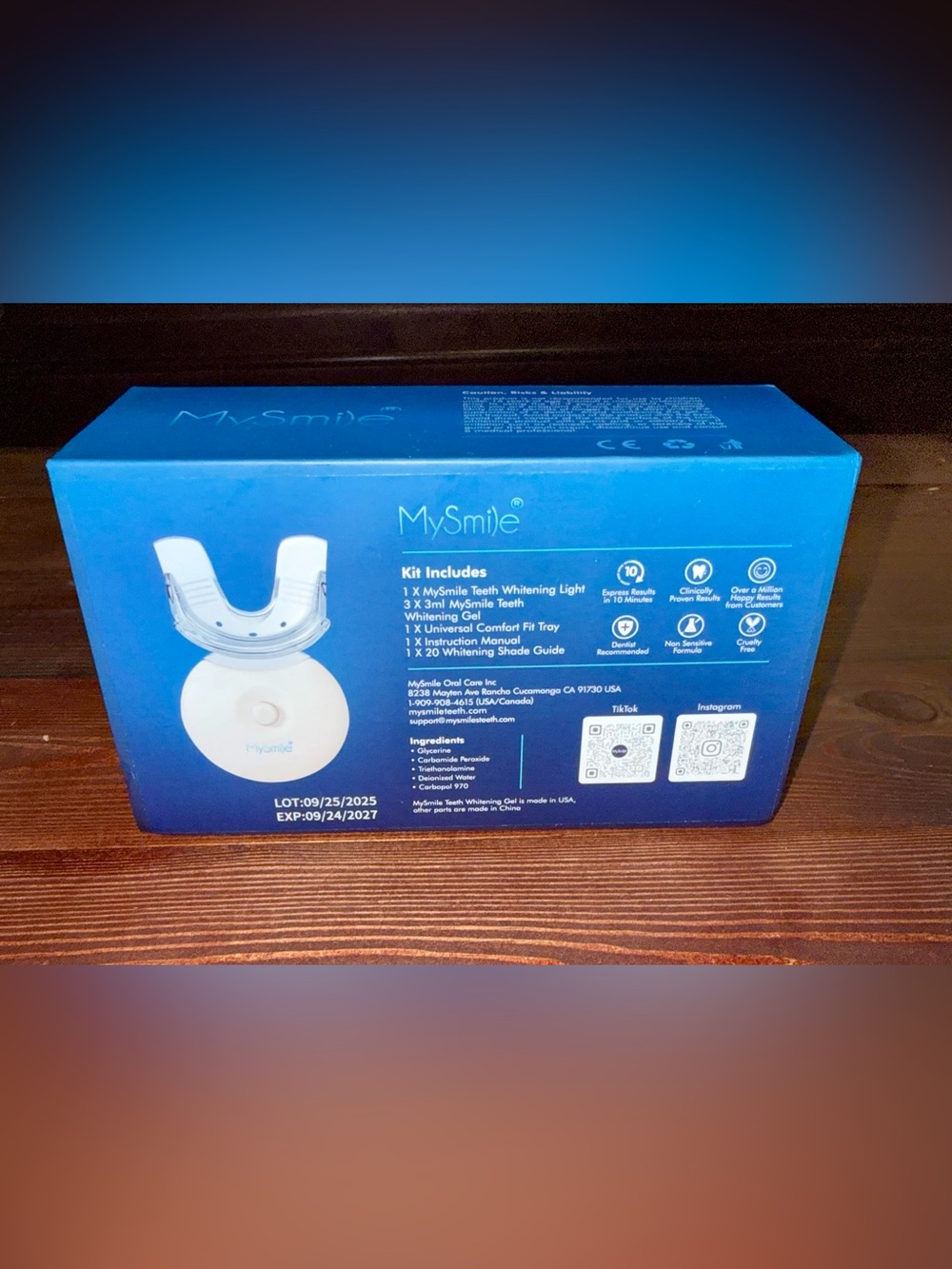 NWT- MySmile Dental Grade Teeth Whitening Kit: Deluxe At-Home Whitening System - Picture 5 of 7